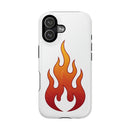 Flame Graphic Phone Case — Magnetic Impact‑Resistant Protective Cover