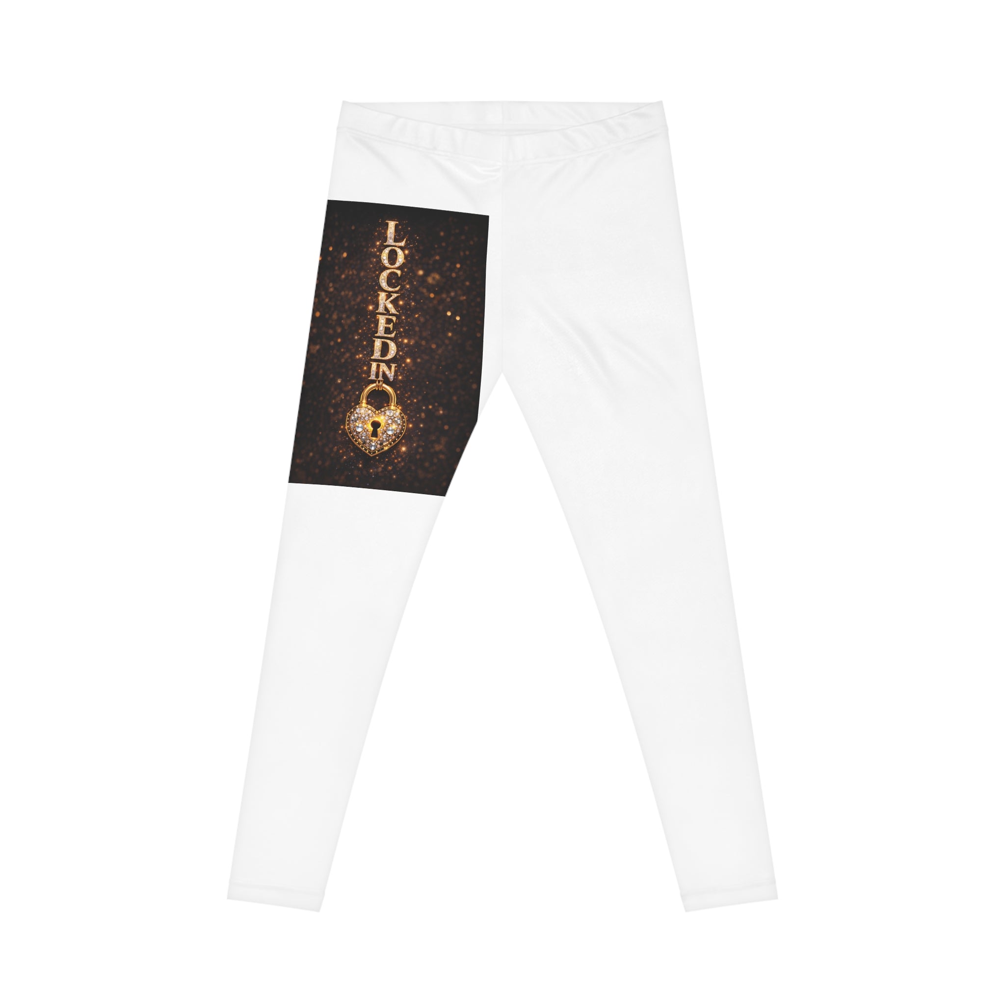 Locked In Women's Workout Leggings – All-Over Print