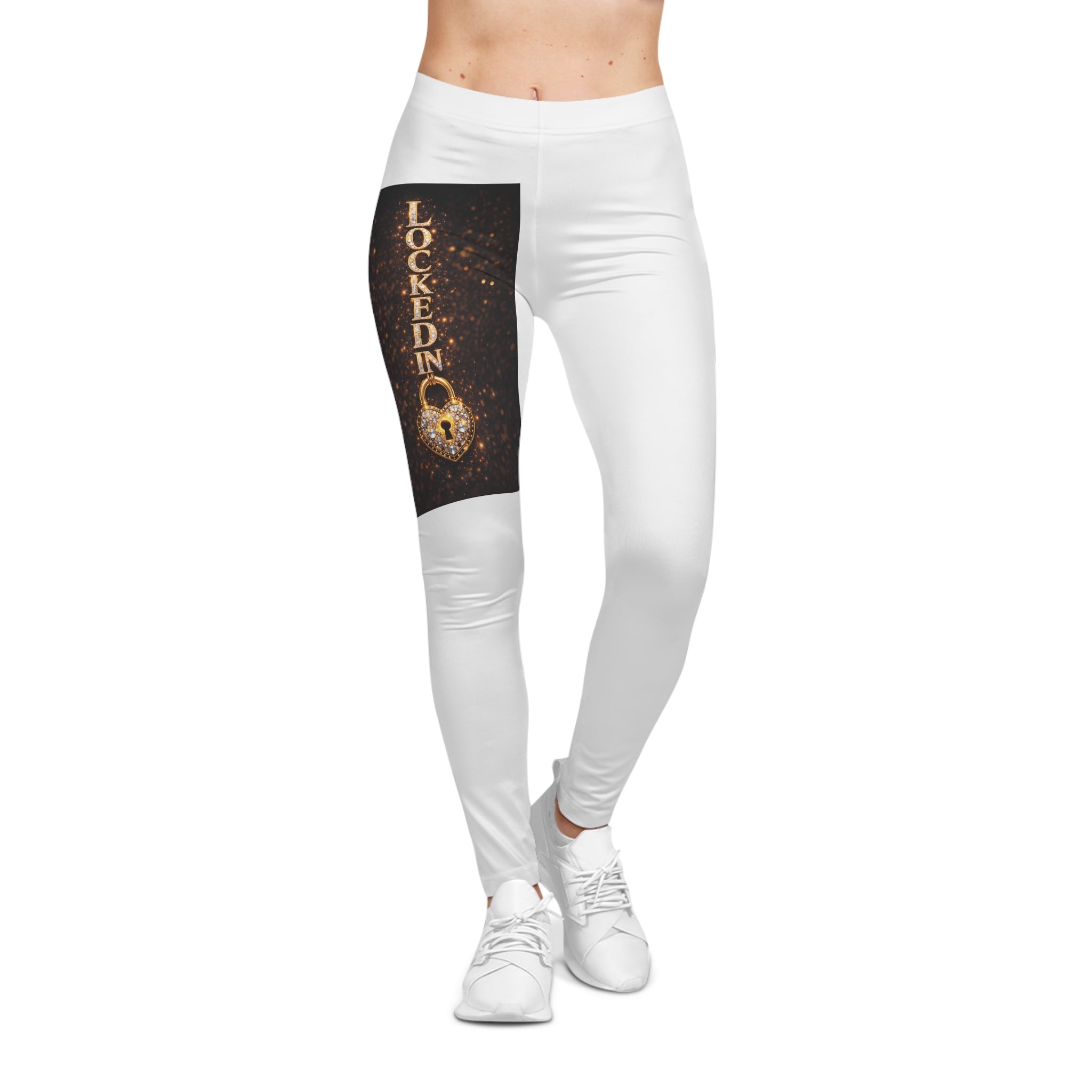 Locked In Women's Workout Leggings – All-Over Print