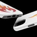 Flame Graphic Phone Case — Magnetic Impact‑Resistant Protective Cover