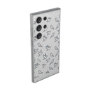 Dove Pattern Flexi Phone Case — Minimal White Bird Protective Case