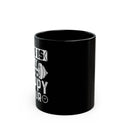 Commanding Gloss-Black Statement Mug
