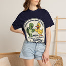 T-Shirt — "We're Equally Whack" Turtle & Duck Best Friends Graphic Tee
