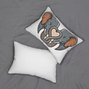 Elephant Heart Lumbar Pillow