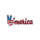 'Merica Kiss-Cut Glossy Vinyl Stickers - Patriotic Die-Cut Sticker Sheet