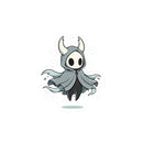 Hollow Knight Ghost Kiss-Cut Sticker