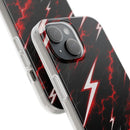 Phone Case — Red Lightning Bolt Storm Flexi Case