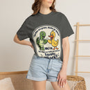 T-Shirt — "We're Equally Whack" Turtle & Duck Best Friends Graphic Tee