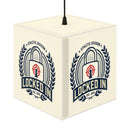 Light Cube Lamp — "Locked In" Athletic Badge Ambient Night Light