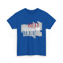 Bed Wine Blue T-Shirt — Patriotic Red White & Blue Graphic Tee