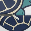 Sea Turtle Pattern Lumbar Pillow — Cute Coastal Decorative Throw