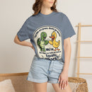 T-Shirt — "We're Equally Whack" Turtle & Duck Best Friends Graphic Tee