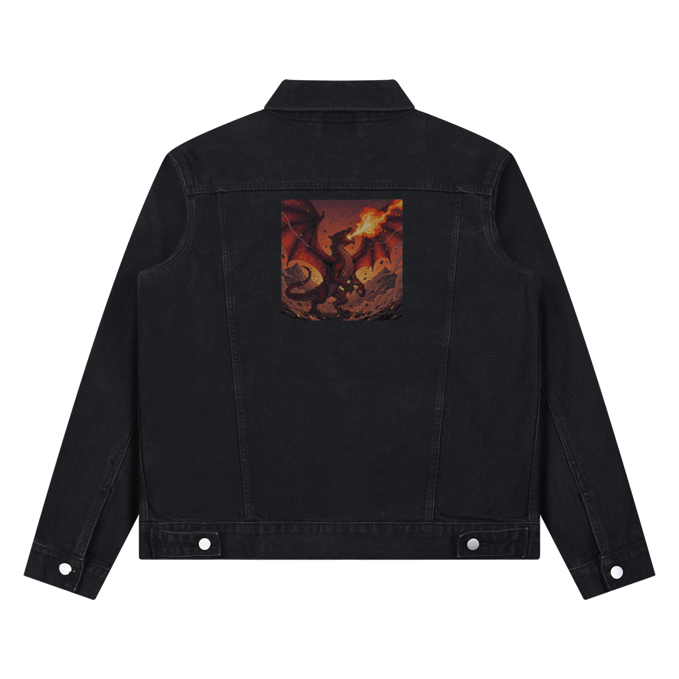 Unisex Vintage Wash Denim Jacket