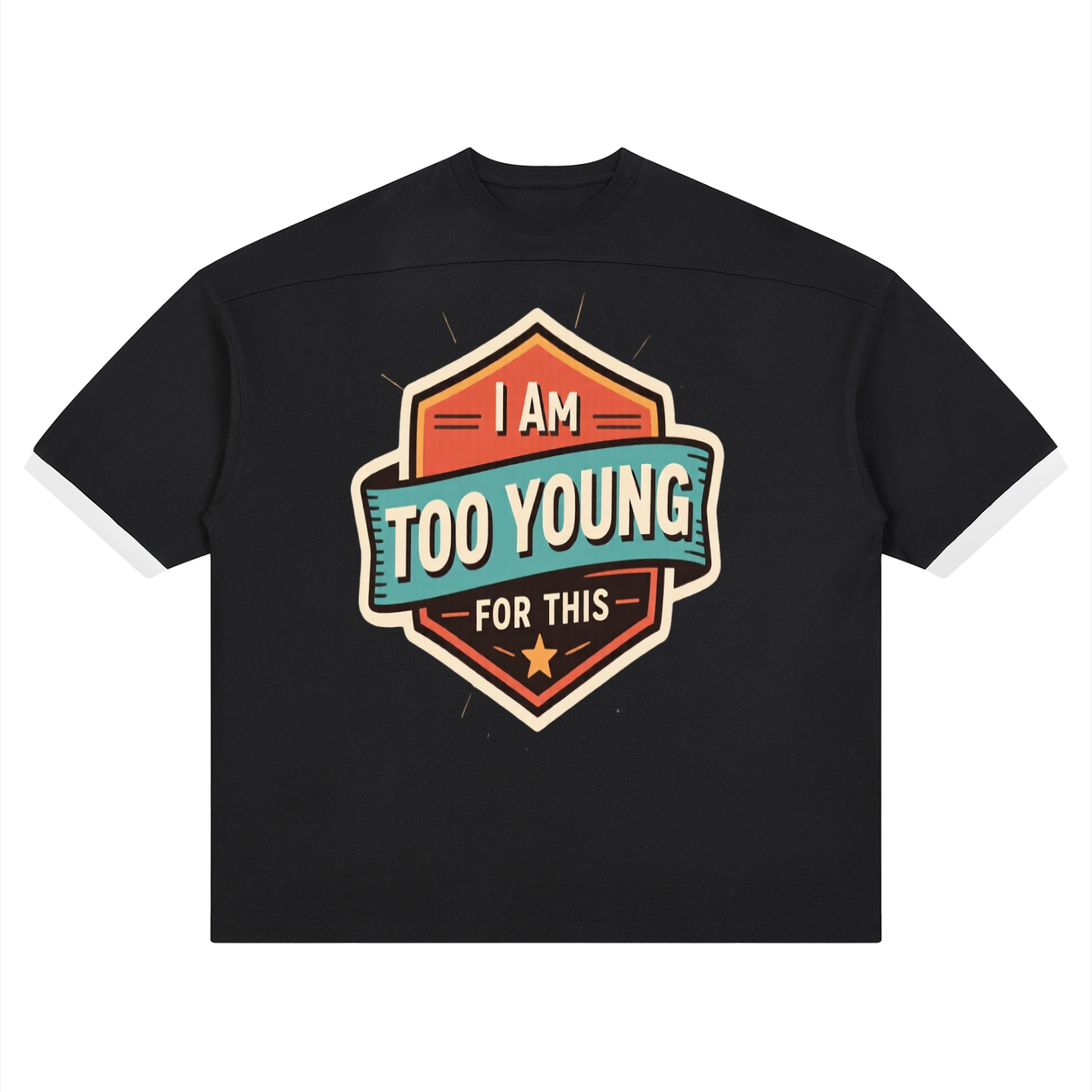 "I'm Too Young For This" Unisex Drop Shoulder Tee