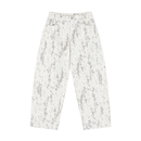Women's Splatter Barrel Leg Jeans